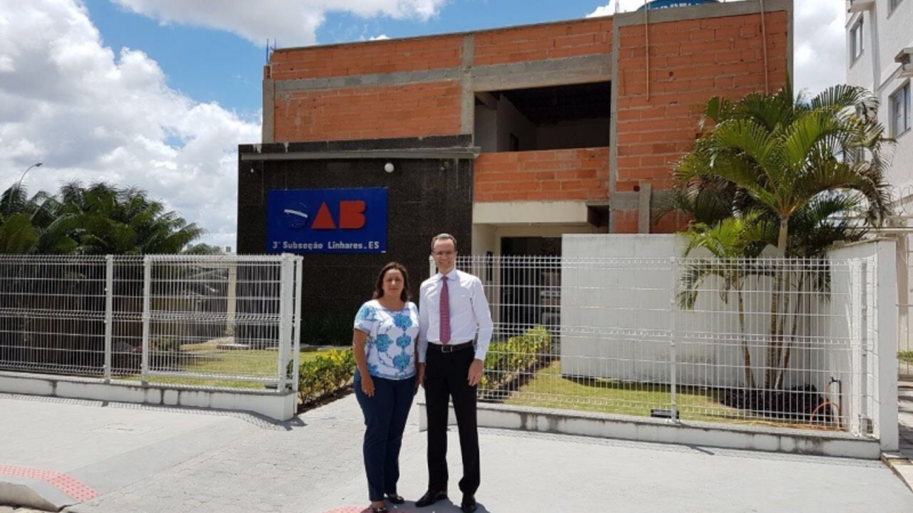 OAB-ES estrutura subseção de Linhares com salas de apoio e ampliação da sede