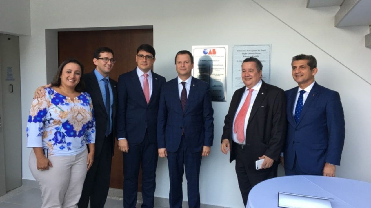 9ª Subseção de Castelo é inaugurada com presença do presidente nacional da OAB, Claudio Lamachia